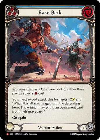 Image for Rake Back (MPW033) [Mastery Pack Warrior] (MPW) - Flesh and Blood TCG