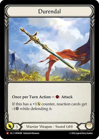 Image for Durendal (MPW008) [Mastery Pack Warrior] (MPW) - Flesh and Blood TCG