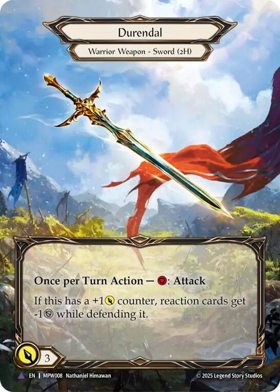 Image for Durendal (Marvel) (MPW008) [Mastery Pack Warrior] (MPW) - Flesh and Blood TCG