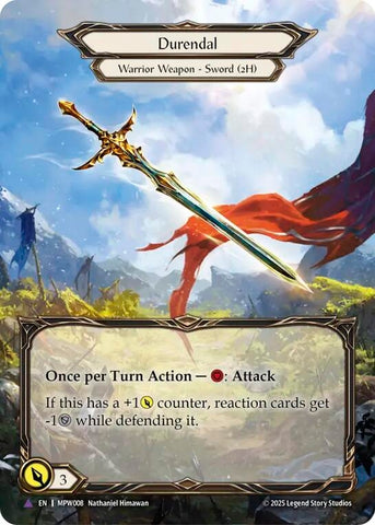 Image for Durendal (Marvel) (MPW008) [Mastery Pack Warrior] (MPW) - Flesh and Blood TCG