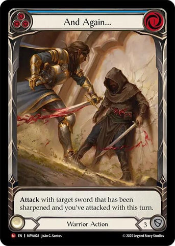 Image for And Again... (Extended Art) (MPW028) [Mastery Pack Warrior] (MPW) - Flesh and Blood TCG