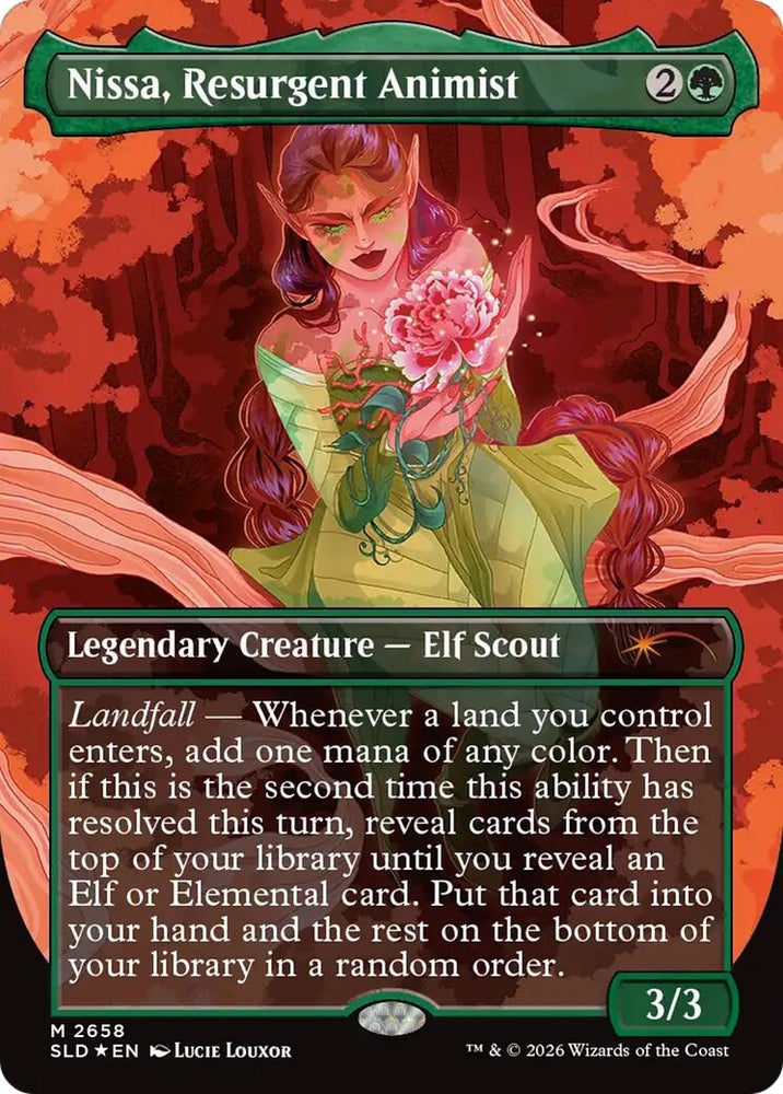 Image for Nissa, Resurgent Animist (2658) [Secret Lair Drop Series] (SLD) - Magic: The Gathering
