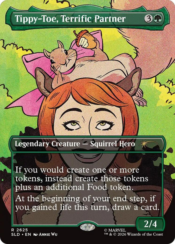 Image for Tippy-Toe, Terrific Partner (2625) [Secret Lair Drop Series] (SLD) - Magic: The Gathering
