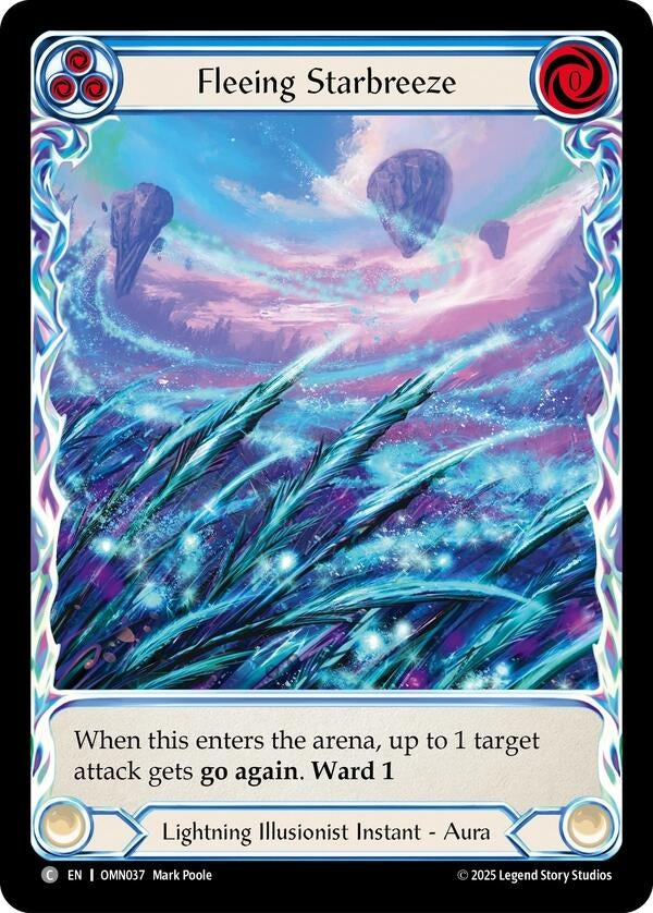 Image for Fleeing Starbreeze (Extended Art) (OMN037) [Omens of the Third Age] (OMN) - Flesh and Blood TCG