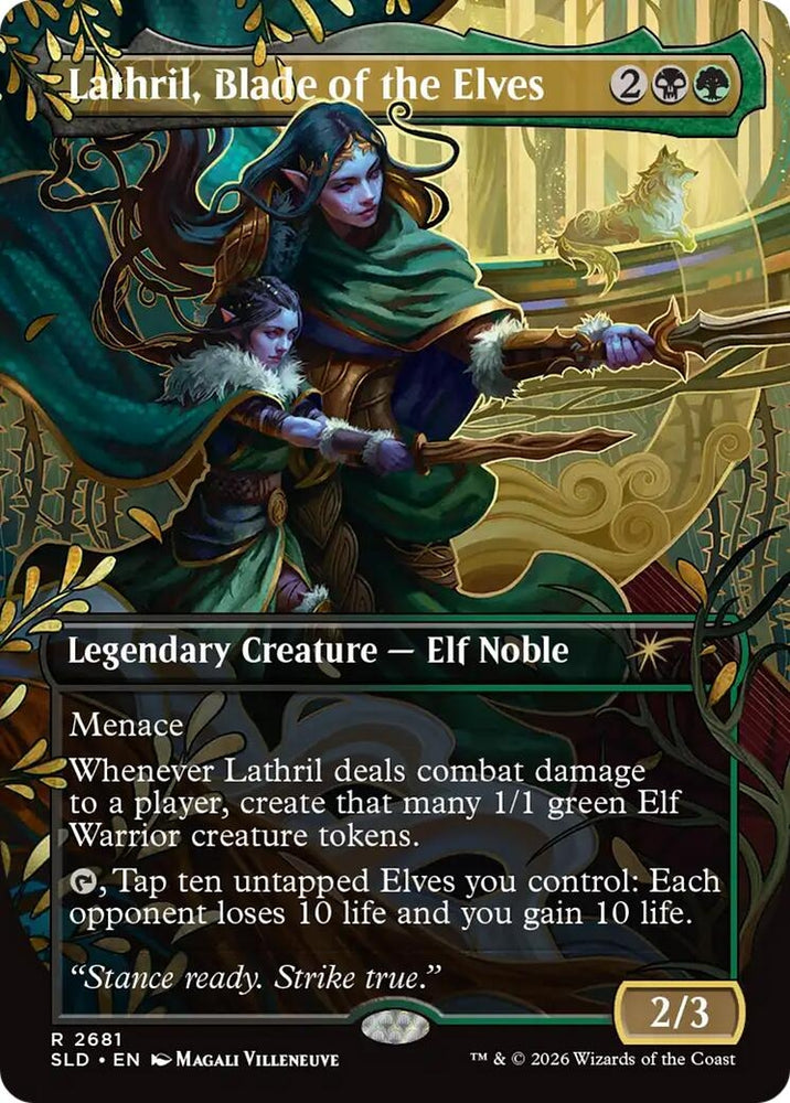 Image for Lathril, Blade of the Elves (2681) [Secret Lair Drop Series] (SLD) - Magic: The Gathering
