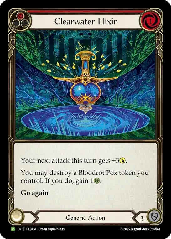 Image for Clearwater Elixir - FAB434 (FAB434) [Flesh and Blood: Promo Cards] (PR) - Flesh and Blood TCG