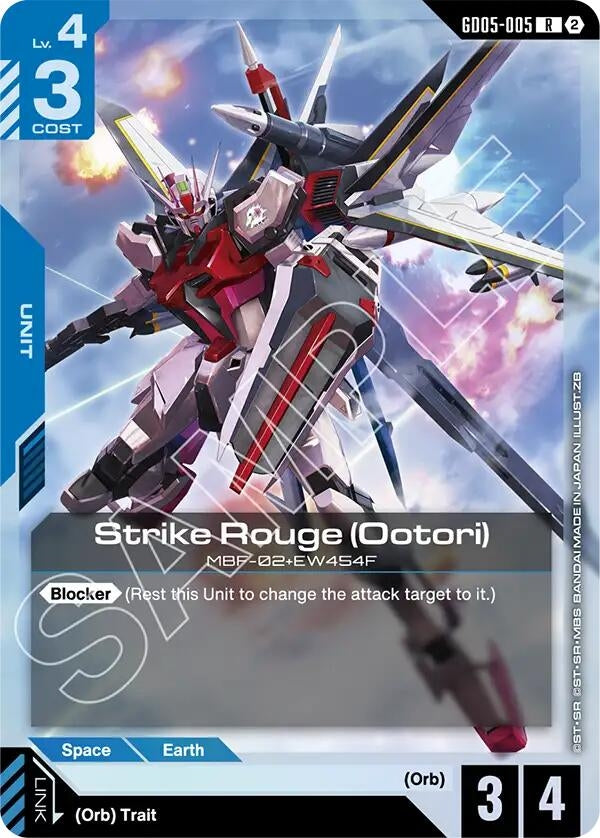 Image for Strike Rouge (Ootori) (GD05-005) [Freedom Ascension] (GD05) - Gundam Card Game