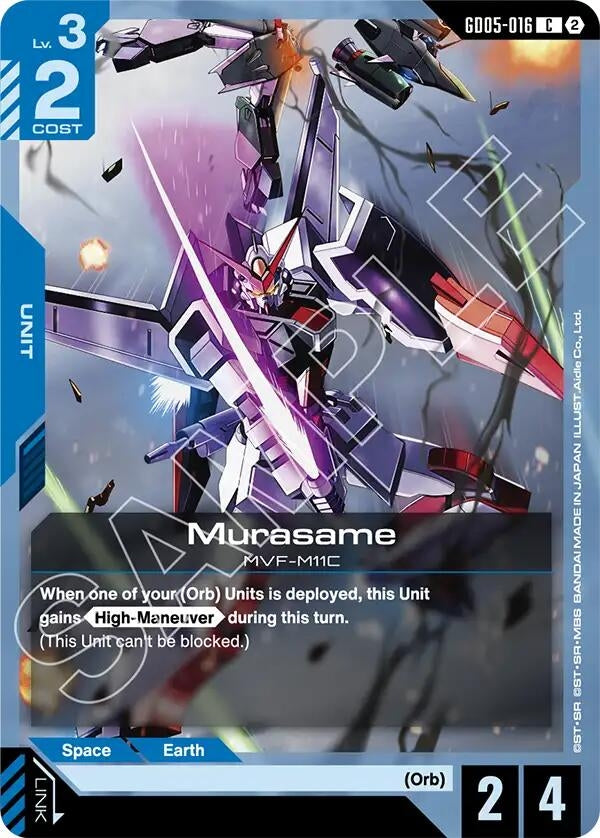 Image for Murasame (GD05-016) [Freedom Ascension] (GD05) - Gundam Card Game