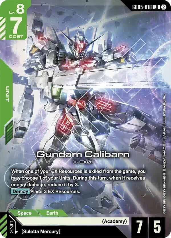 Image for Gundam Calibarn (GD05-018) [Freedom Ascension] (GD05) - Gundam Card Game