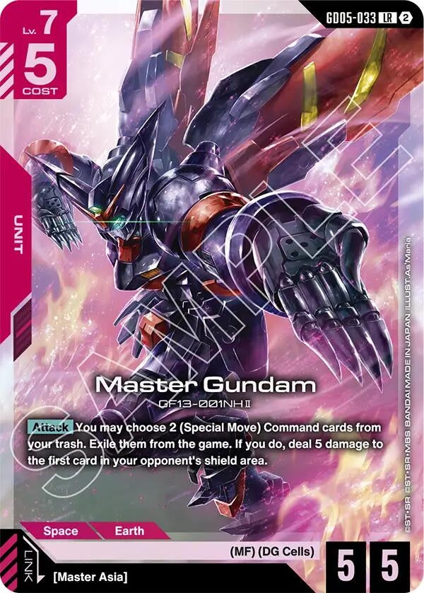 Image for Master Gundam (GD05-033) [Freedom Ascension] (GD05) - Gundam Card Game