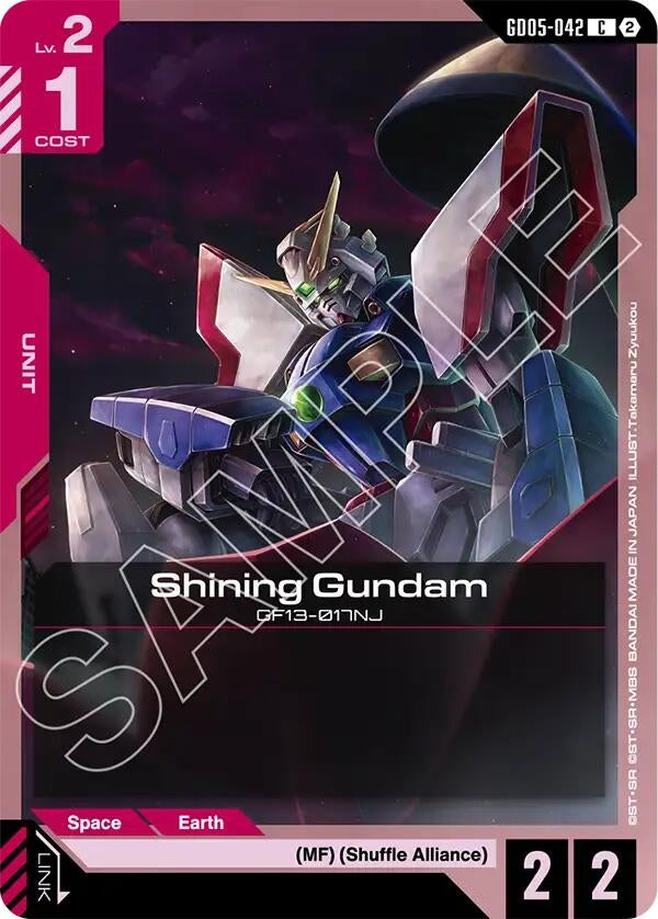 Image for Shining Gundam (GD05-042) (GD05-042) [Freedom Ascension] (GD05) - Gundam Card Game
