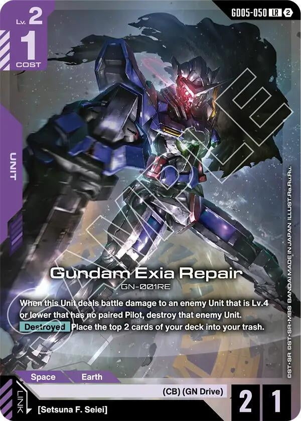 Image for Gundam Exia Repair (GD05-050) [Freedom Ascension] (GD05) - Gundam Card Game