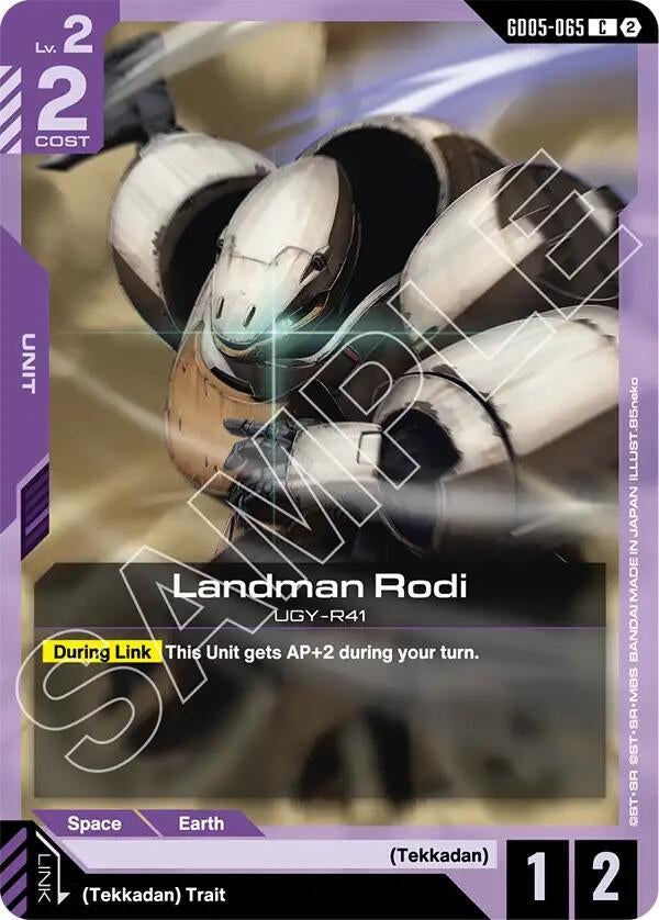 Image for Landman Rodi (GD05-065) [Freedom Ascension] (GD05) - Gundam Card Game