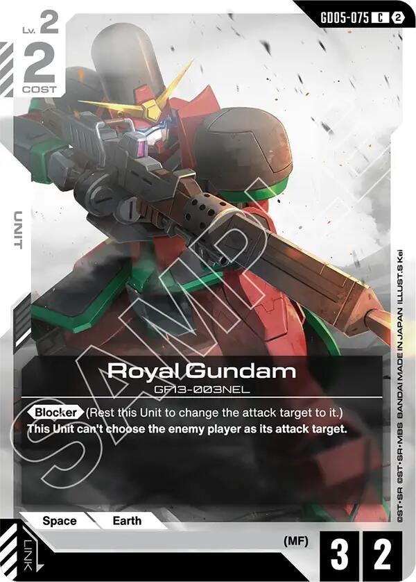 Image for Royal Gundam (GD05-075) [Freedom Ascension] (GD05) - Gundam Card Game