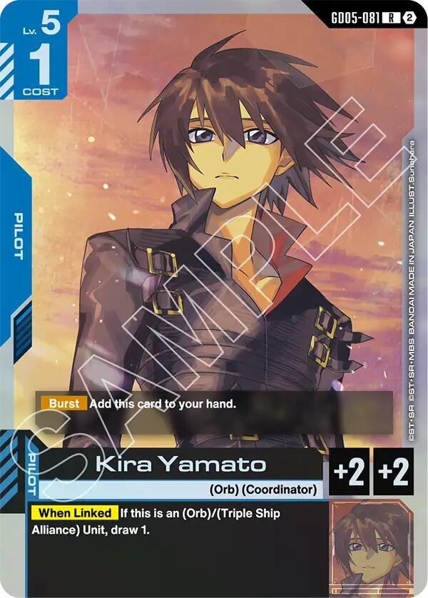 Image for Kira Yamato (GD05-081) [Freedom Ascension] (GD05) - Gundam Card Game