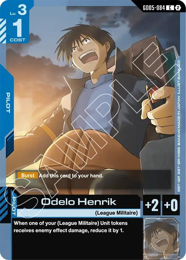 Image for Odelo Henrik (GD05-084) [Freedom Ascension] (GD05) - Gundam Card Game