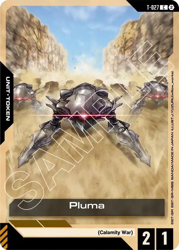 Image for Pluma (T-027) Token (T-027) [Freedom Ascension] (GD05) - Gundam Card Game