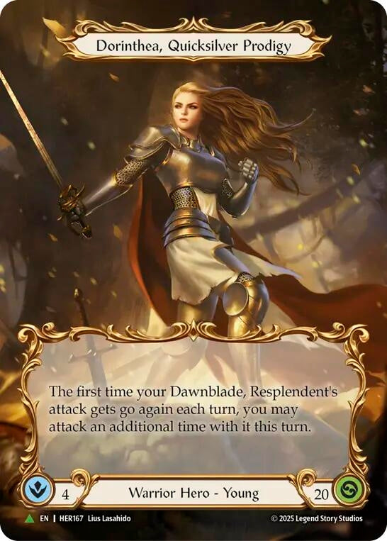Image for Dorinthea, Quicksilver Prodigy (Marvel) - HER167 (HER167) [Flesh and Blood: Promo Cards] (PR) - Flesh and Blood TCG