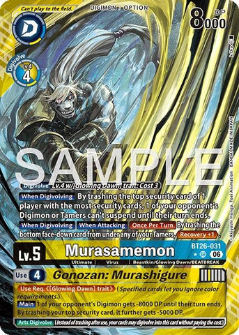 Image for Murasamemon // Gonozan: Murashigure (Alternate Art) (BT26-031 SR) [Timeless Bonds] (BT-26) - Digimon Card Game