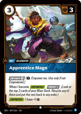 Image for Apprentice Mage (047/166) [Vendetta] (VEN) - Riftbound: League of Legends Trading Card Game