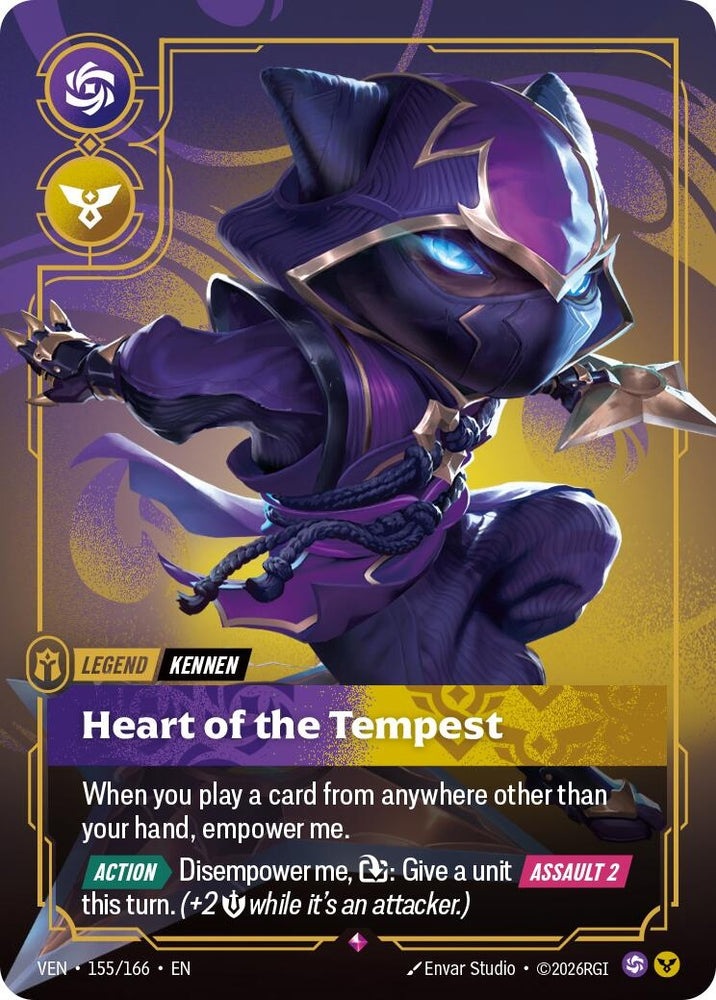 Image for Yordle, Kennen - Heart of the Tempest (155/166) [Vendetta] (VEN) - Riftbound: League of Legends Trading Card Game