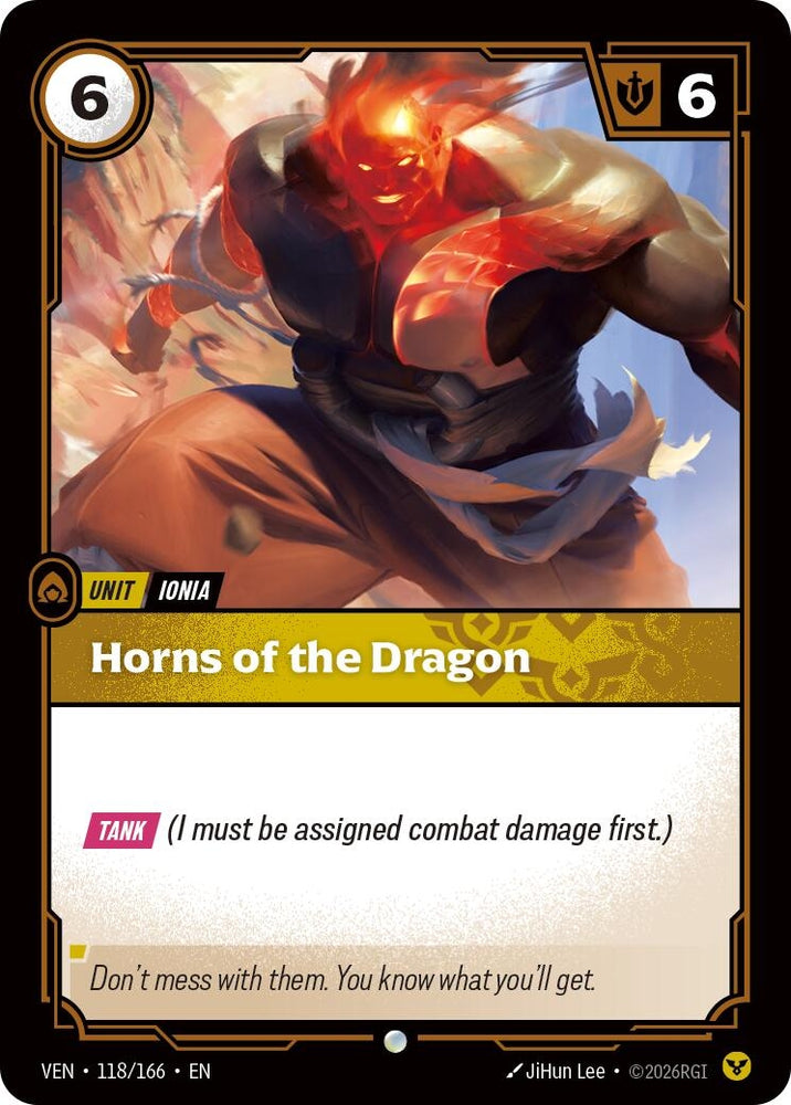 Image for Horns of the Dragon (118/166) [Vendetta] (VEN) - Riftbound: League of Legends Trading Card Game