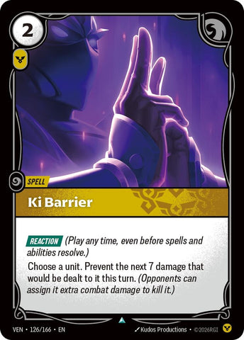 Image for Ki Barrier (126/166) [Vendetta] (VEN) - Riftbound: League of Legends Trading Card Game