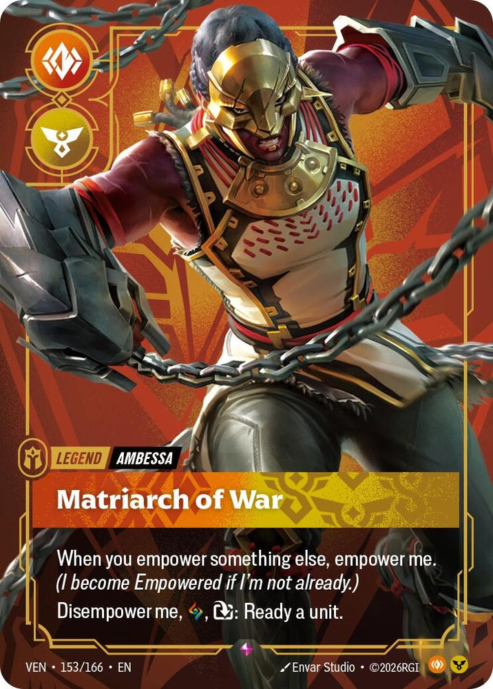 Image for Ambessa - Matriarch of War (153/166) [Vendetta] (VEN) - Riftbound: League of Legends Trading Card Game