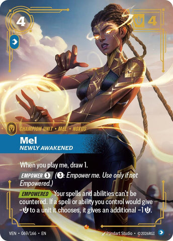 Image for Mel, Newly Awakened (069/166) [Vendetta] (VEN) - Riftbound: League of Legends Trading Card Game