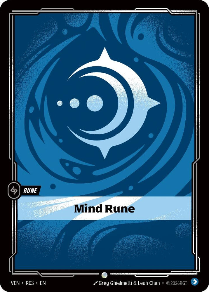 Image for Mind Rune (R03) [Vendetta] (VEN) - Riftbound: League of Legends Trading Card Game