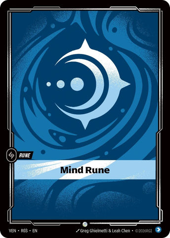 Image for Mind Rune (R03) [Vendetta] (VEN) - Riftbound: League of Legends Trading Card Game