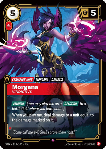 Image for Morgana, Vindictive (017/166) [Vendetta] (VEN) - Riftbound: League of Legends Trading Card Game