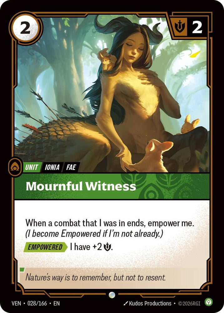 Image for Mournful Witness (028/166) [Vendetta] (VEN) - Riftbound: League of Legends Trading Card Game