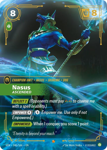Image for Nasus, Ascended (046/166) [Vendetta] (VEN) - Riftbound: League of Legends Trading Card Game