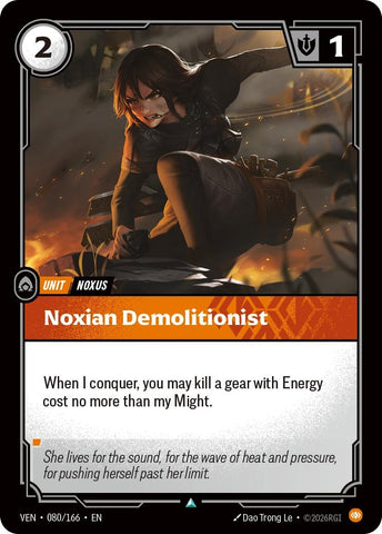 Image for Noxian Demolitionist (080/166) [Vendetta] (VEN) - Riftbound: League of Legends Trading Card Game
