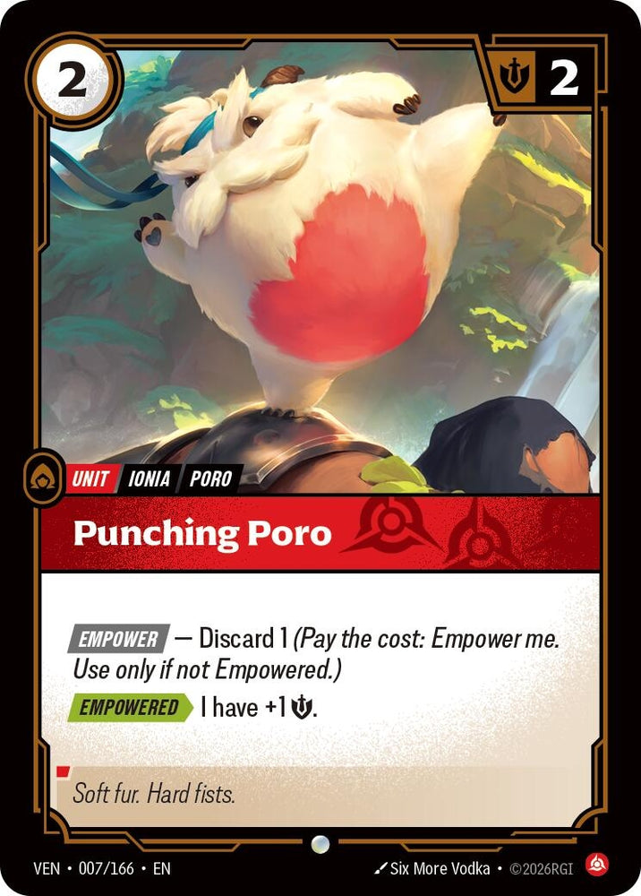 Image for Punching Poro (007/166) [Vendetta] (VEN) - Riftbound: League of Legends Trading Card Game