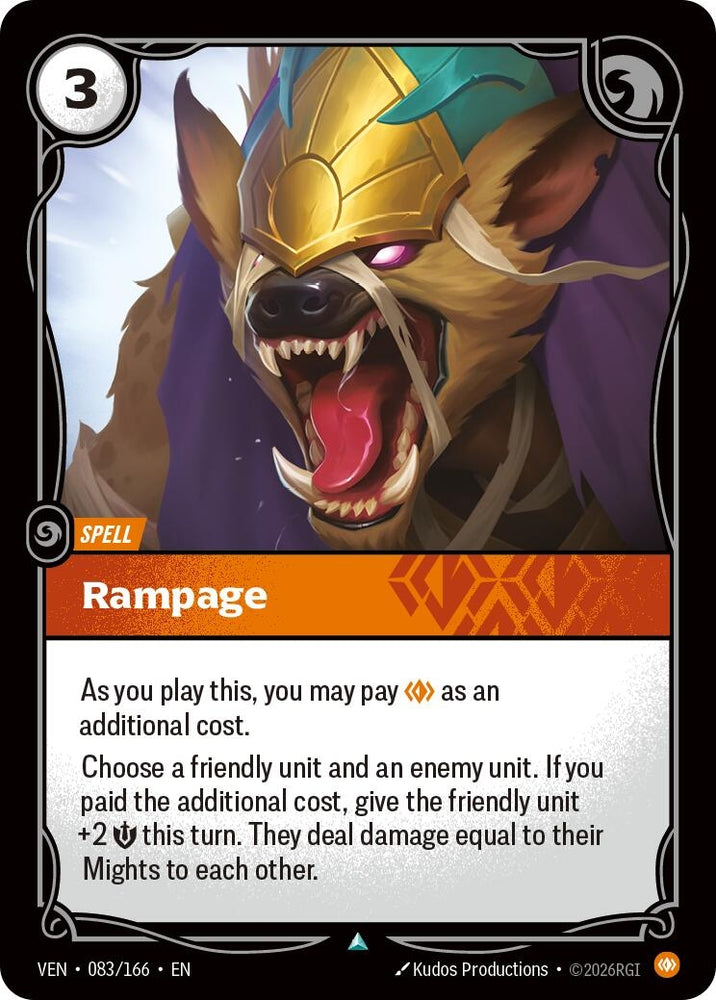 Image for Rampage (083/166) [Vendetta] (VEN) - Riftbound: League of Legends Trading Card Game