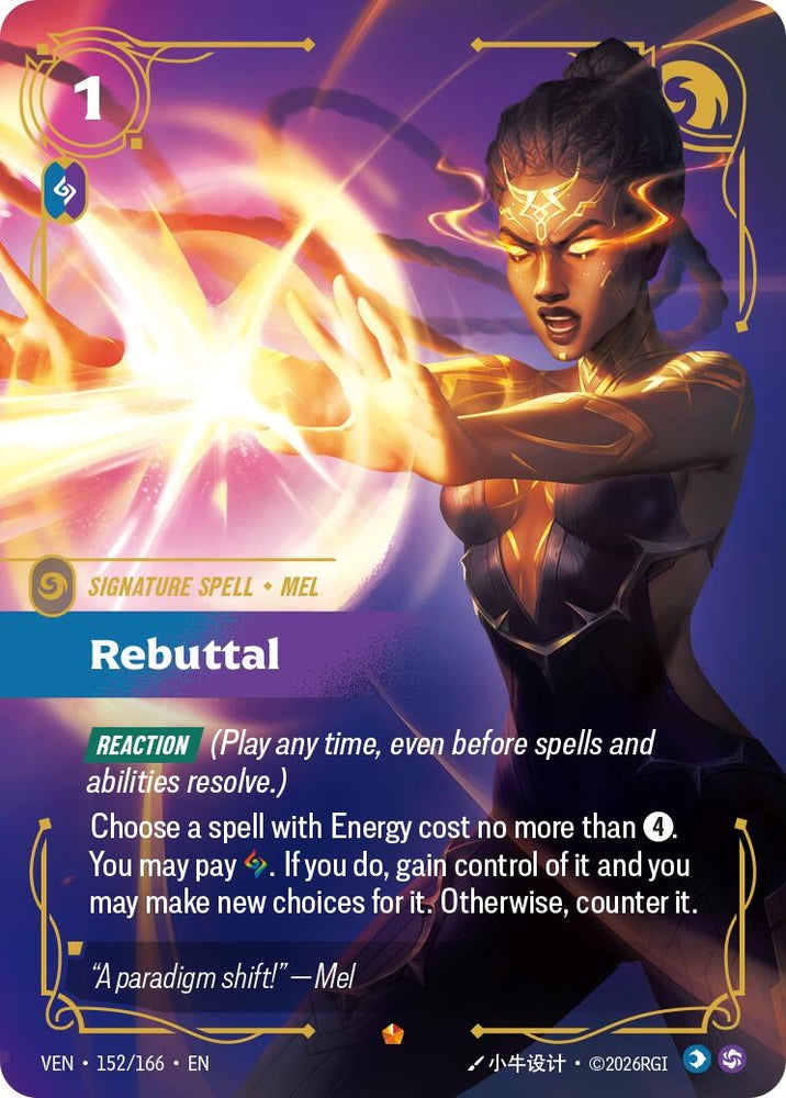 Image for Rebuttal (152/166) [Vendetta] (VEN) - Riftbound: League of Legends Trading Card Game