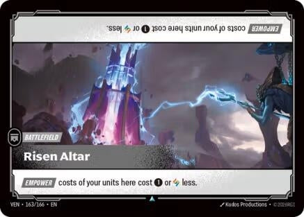 Image for Risen Altar (163/166) [Vendetta] (VEN) - Riftbound: League of Legends Trading Card Game