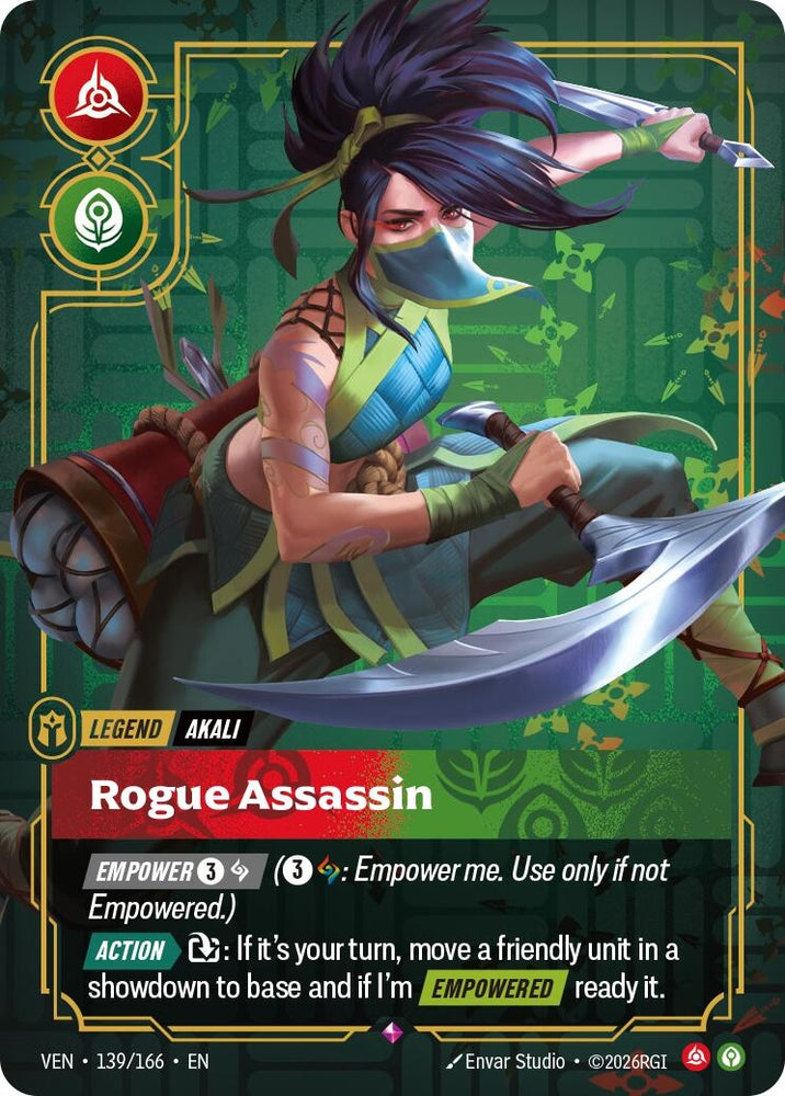 Image for Akali - Rogue Assassin (139/166) [Vendetta] (VEN) - Riftbound: League of Legends Trading Card Game