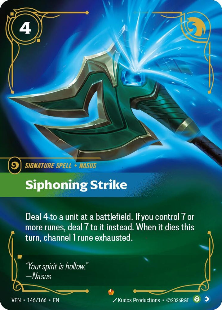 Image for Siphoning Strike (146/166) [Vendetta] (VEN) - Riftbound: League of Legends Trading Card Game