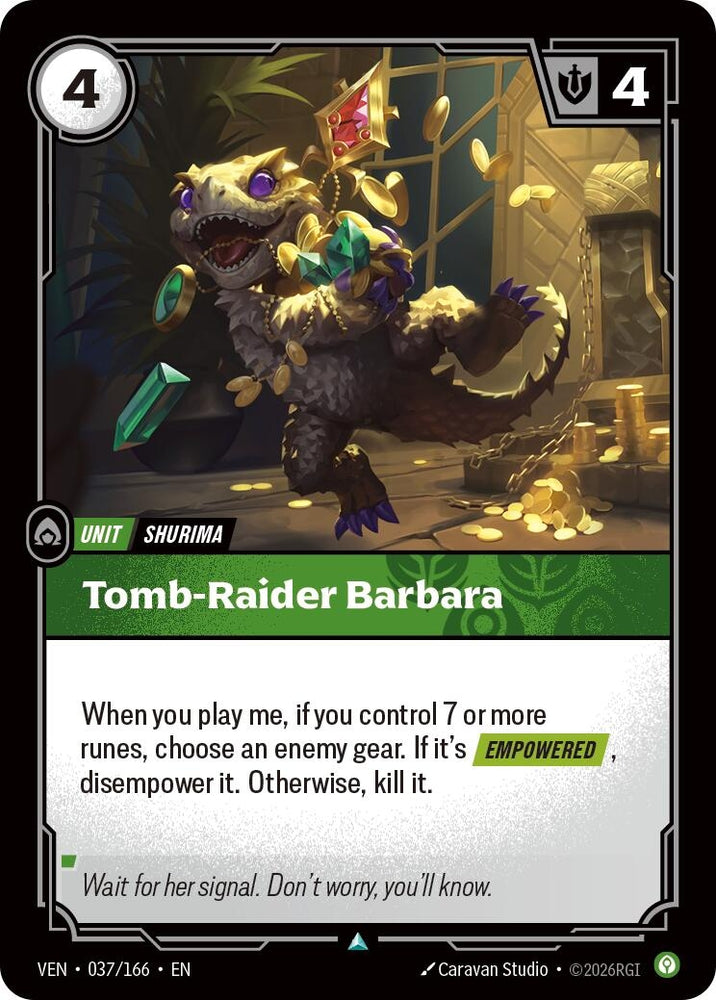 Image for Tomb-Raider Barbara (037/166) [Vendetta] (VEN) - Riftbound: League of Legends Trading Card Game