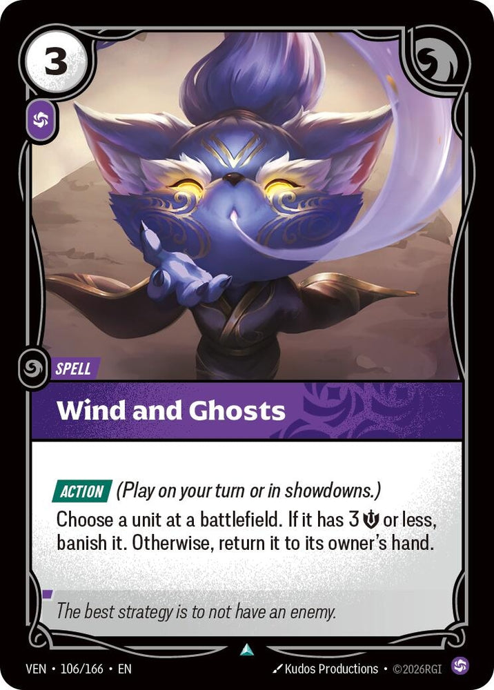 Image for Wind and Ghosts (106/166) [Vendetta] (VEN) - Riftbound: League of Legends Trading Card Game