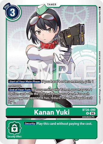 Image for Kanan Yuki (BT26-090 R) [Timeless Bonds] (BT-26) - Digimon Card Game