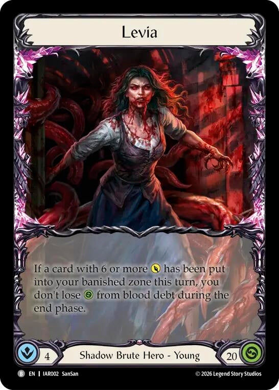 Image for Levia [Usurp the Shadow Throne] (IAR) - Flesh and Blood TCG