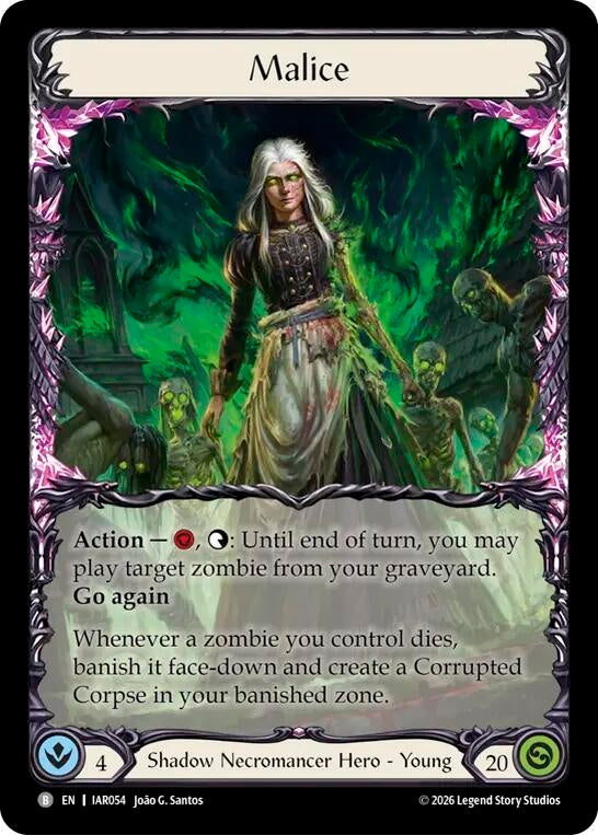 Image for Malice [Usurp the Shadow Throne] (IAR) - Flesh and Blood TCG