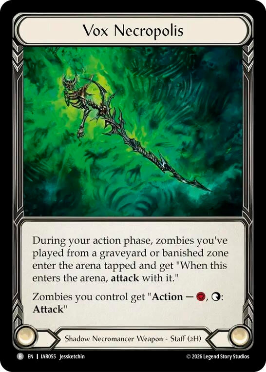 Image for Vox Necropolis [Usurp the Shadow Throne] (IAR) - Flesh and Blood TCG