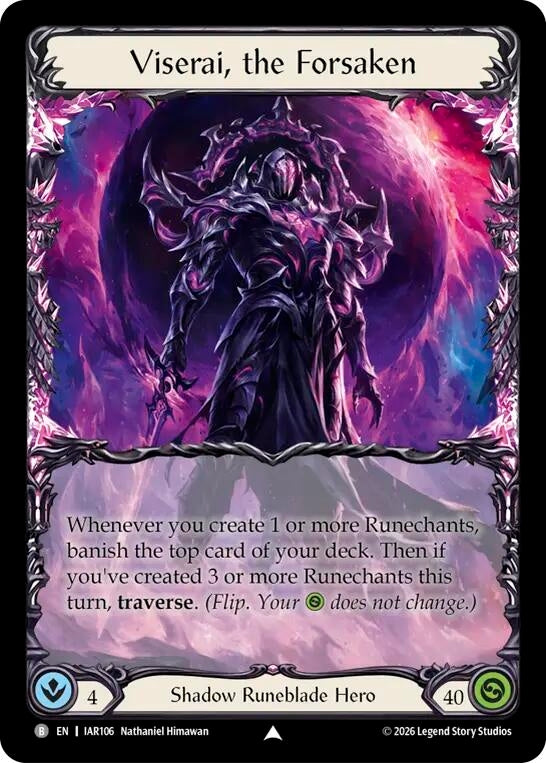 Image for Viserai, the Forsaken // Viserai, Usurper [Usurp the Shadow Throne] (IAR) - Flesh and Blood TCG