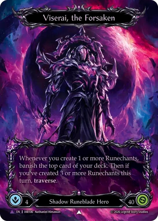 Image for Viserai, the Forsaken // Viserai, Usurper (Marvel) [Usurp the Shadow Throne] (IAR) - Flesh and Blood TCG