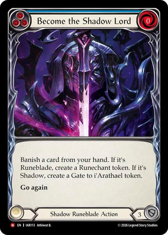 Image for Become the Shadow Lord [Usurp the Shadow Throne] (IAR) - Flesh and Blood TCG